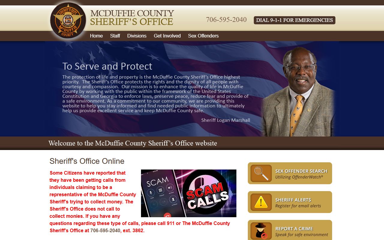 McDuffie County arrest records sheriff office source