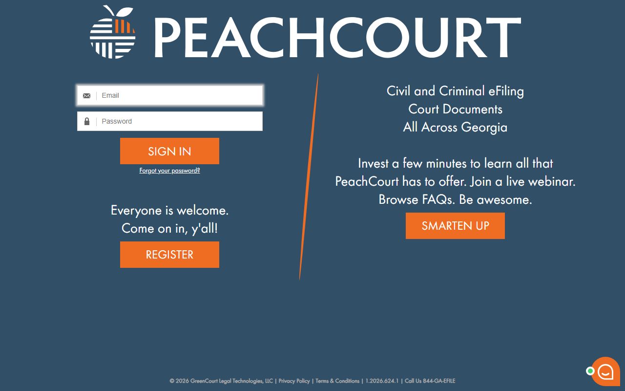 McDuffie County court records PeachCourt civil e-filing portal