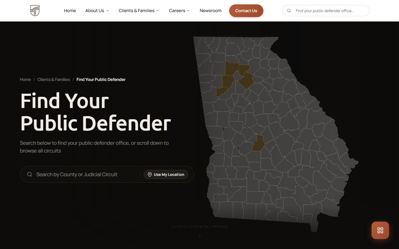 McDuffie County Superior Court Georgia Public Defender Council listing