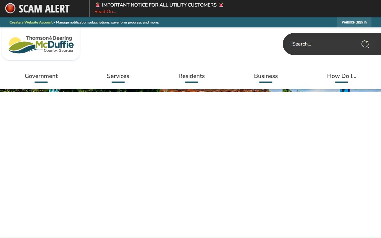 McDuffie County court records official county government site