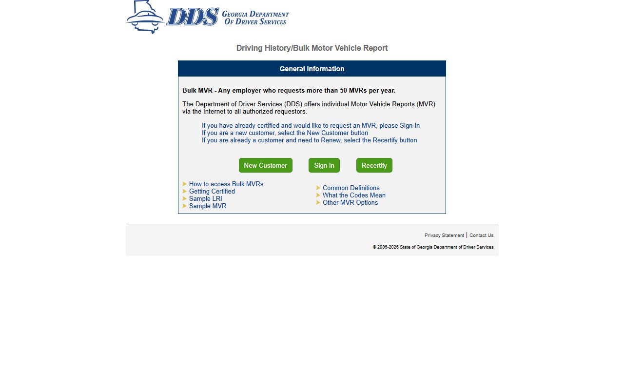 McDuffie County traffic court records Georgia DDS online MVR portal